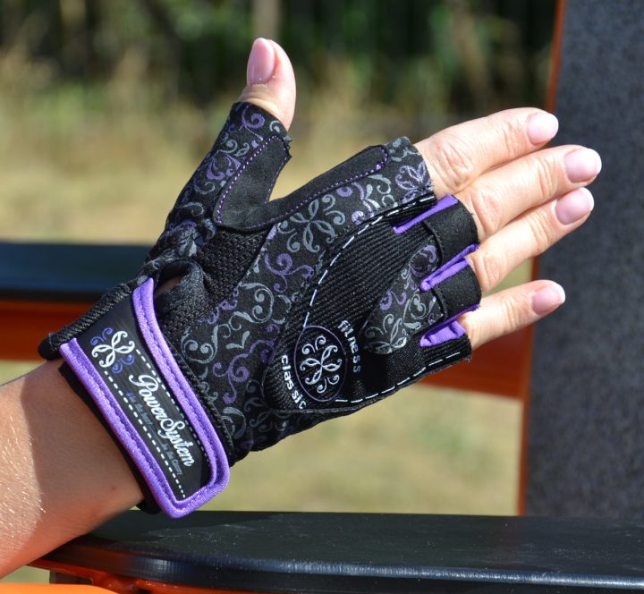 Рукавички для фітнесу Power System PS-2910 Classy Жіночі Purple M - Зображення 5