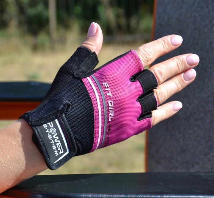 Рукавички для фітнесу Power System PS-2920 Fit Girl Evo Pink S - Зображення 5