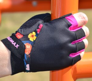 Рукавички для фітнесу MadMax MFG-770 Flower Power Gloves Black/Pink XS - Зображення 8