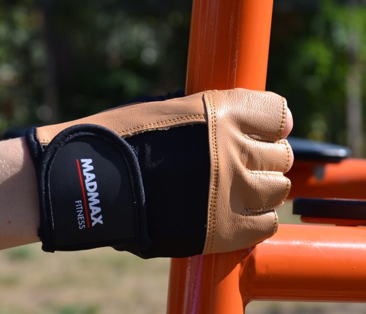 Рукавички для фітнесу MadMax MFG-444 Fitness Brown S - Зображення 7