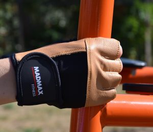 Рукавички для фітнесу MadMax MFG-444 Fitness Brown L - Зображення 7