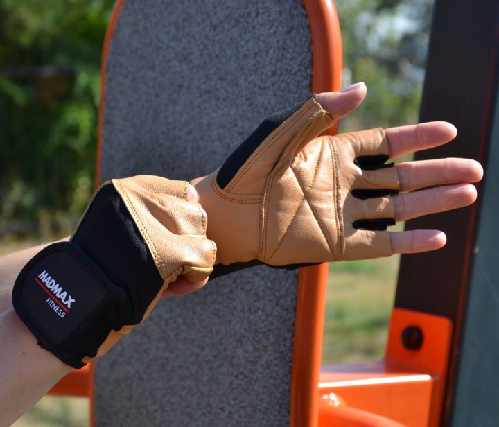 Рукавички для фітнесу MadMax MFG-444 Fitness Brown M - Зображення 8