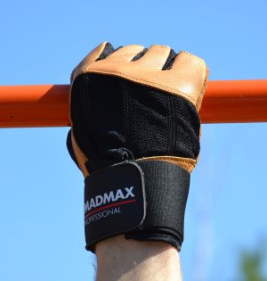 Рукавички для фітнесу MadMax MFG-269 Professional Brown S - Зображення 9