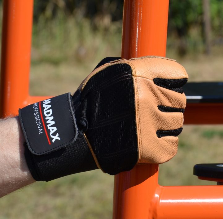 Рукавички для фітнесу MadMax MFG-269 Professional Brown XL - Зображення 5