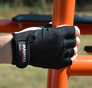 Рукавички для фітнесу MadMax MFG-250 Basic White S - Зображення 6