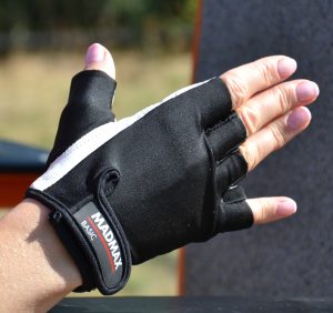 Рукавички для фітнесу MadMax MFG-250 Basic Whihe L - Зображення 4