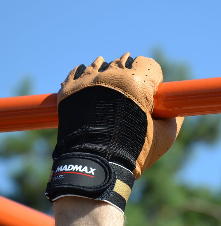 Рукавички для фітнесу MadMax MFG-248 Clasic Brown L - Зображення 5