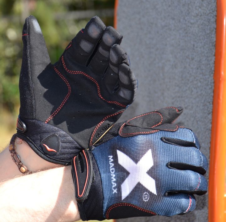 Рукавички для фітнесу MadMax MXG-102 X Gloves Black/Grey/White XL - Зображення 5