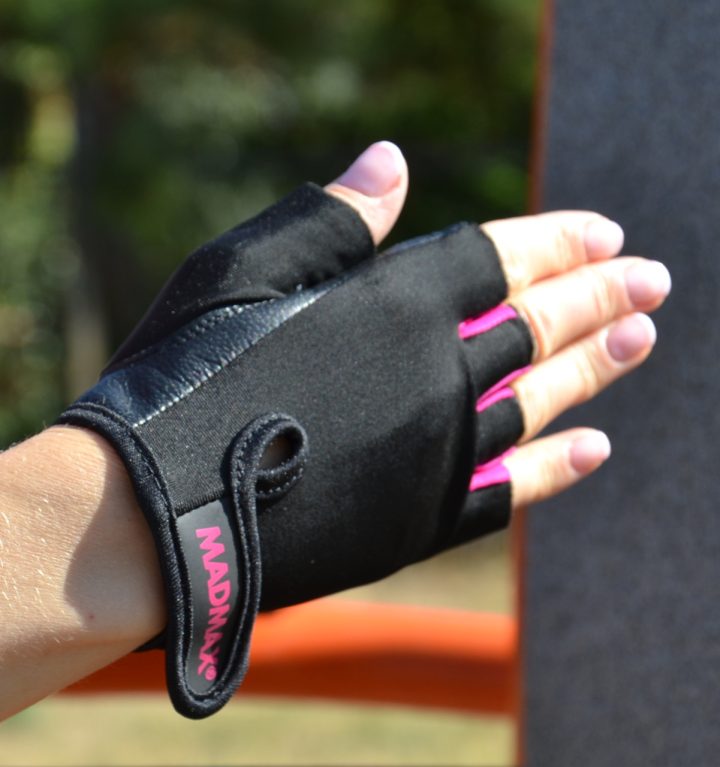 Рукавички для фітнесу MadMax MFG-251 Rainbow Pink S - Зображення 5