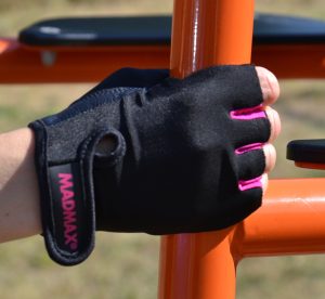 Рукавички для фітнесу MadMax MFG-251 Rainbow Pink S - Зображення 9