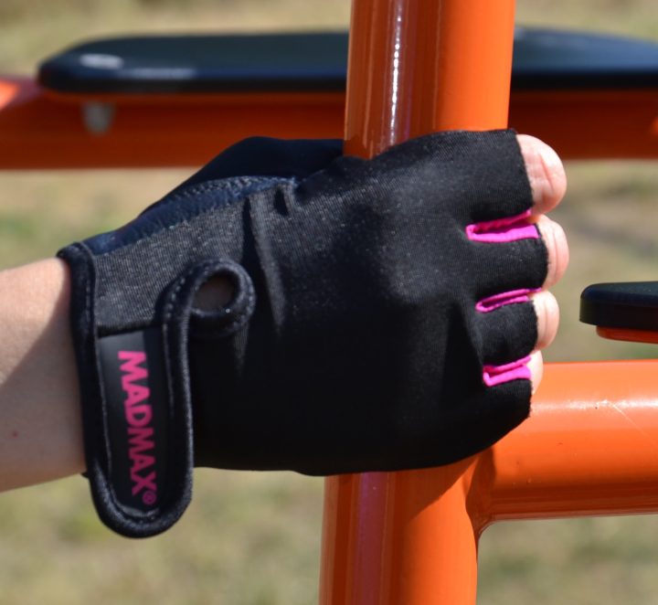 Рукавички для фітнесу MadMax MFG-251 Rainbow Pink XS - Зображення 9