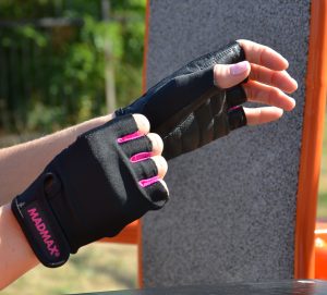Рукавички для фітнесу MadMax MFG-251 Rainbow Pink S - Зображення 8