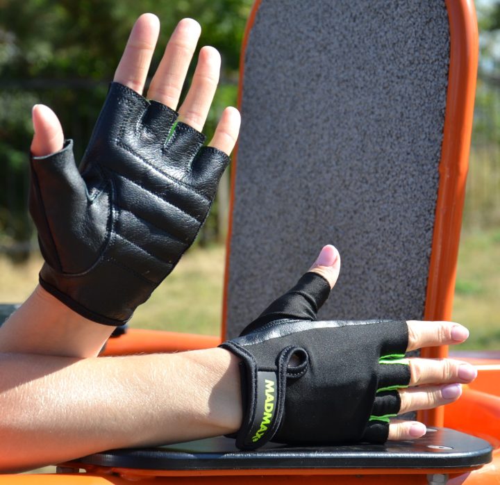 Рукавички для фітнесу MadMax MFG-251 Rainbow Green M - Зображення 4