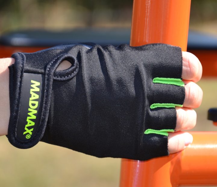 Рукавички для фітнесу MadMax MFG-251 Rainbow Green M - Зображення 6