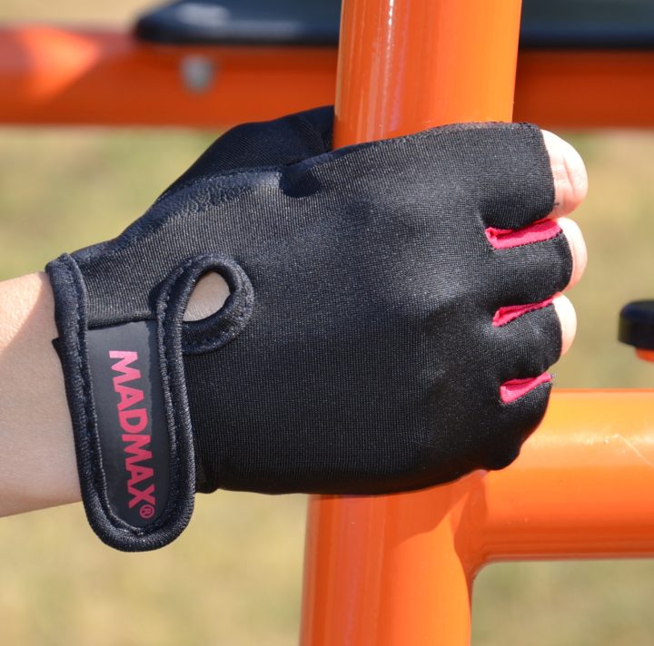 Рукавички для фітнесу MadMax MFG-251 Rainbow Rubine Red M - Зображення 8