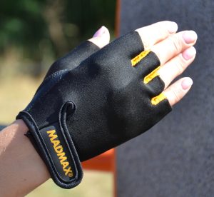Рукавички для фітнесу MadMax MFG-251 Rainbow Orange S - Зображення 5