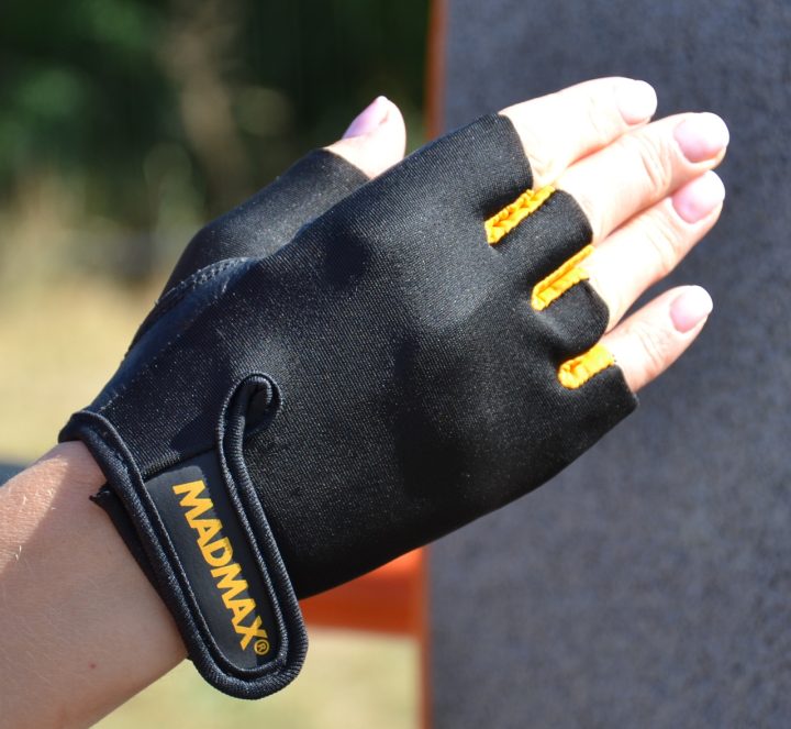 Рукавички для фітнесу MadMax MFG-251 Rainbow Orange XS - Зображення 5