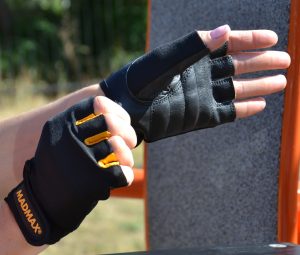 Рукавички для фітнесу MadMax MFG-251 Rainbow Orange XS - Зображення 8