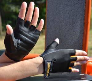 Рукавички для фітнесу MadMax MFG-251 Rainbow Orange S - Зображення 7