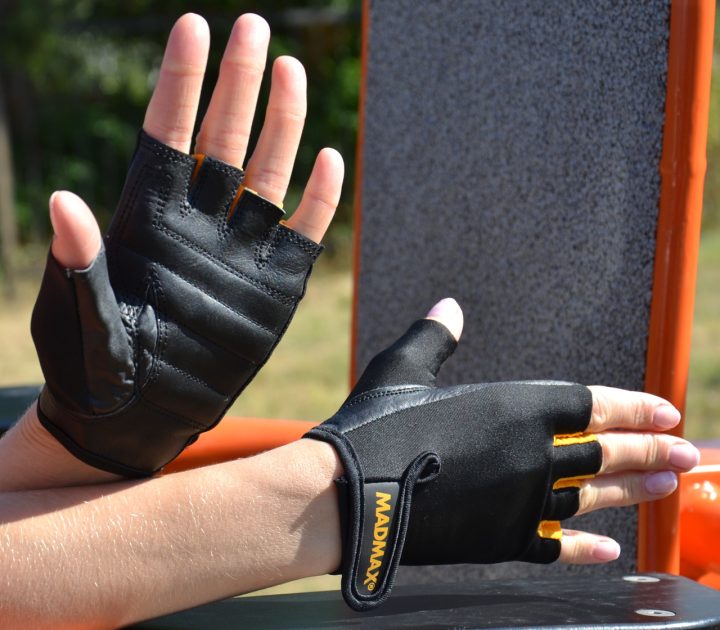 Рукавички для фітнесу MadMax MFG-251 Rainbow Orange XS - Зображення 7