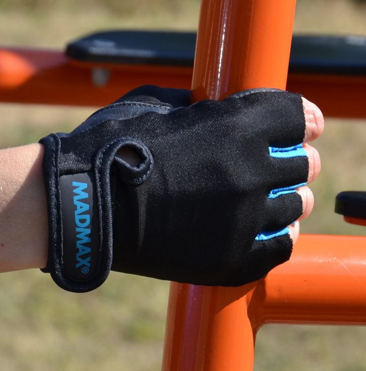 Рукавички для фітнесу MadMax MFG-251 Rainbow Turquoise L - Зображення 8