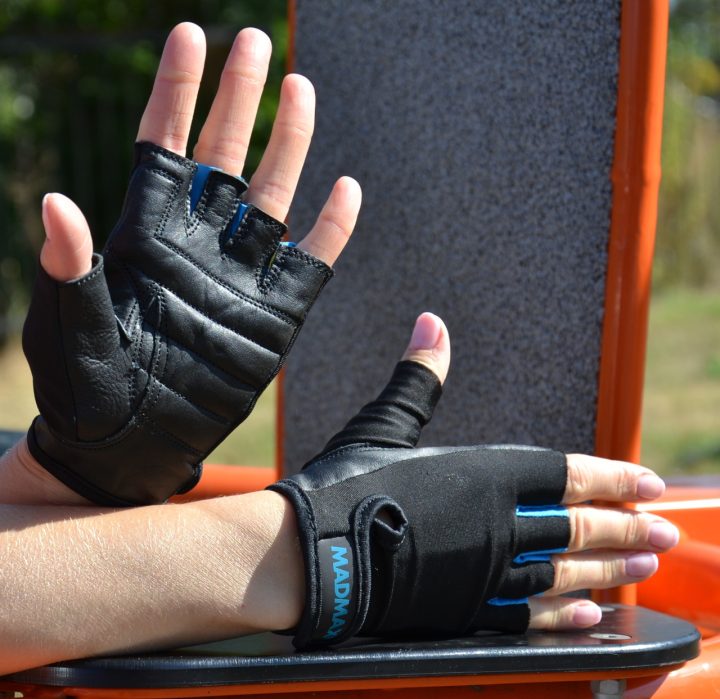 Рукавички для фітнесу MadMax MFG-251 Rainbow Turquoise L - Зображення 6