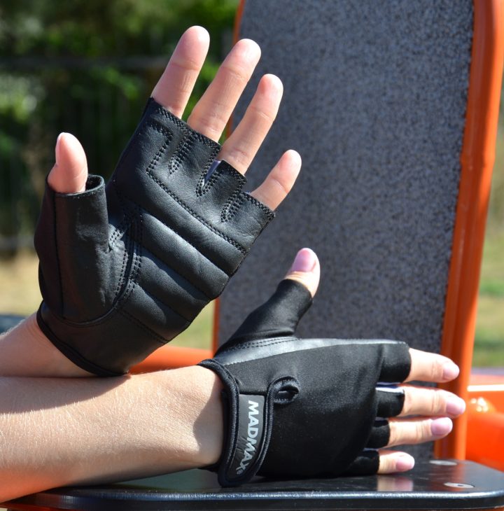 Рукавички для фітнесу MadMax MFG-251 Rainbow Grey M - Зображення 8