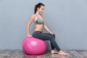 М'яч для фітнесу (фітбол) Power System PS-4011 Ø55 cm PRO Gymball Pink - Зображення 6