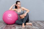 М'яч для фітнесу (фітбол) Power System PS-4012 Ø65 cm PRO Gymball Pink - Зображення 5