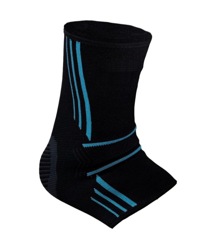 Бандажі на гомілкостоп Power System PS-6022 Ankle Support Evo Black/Blue M (пара) - Зображення 2
