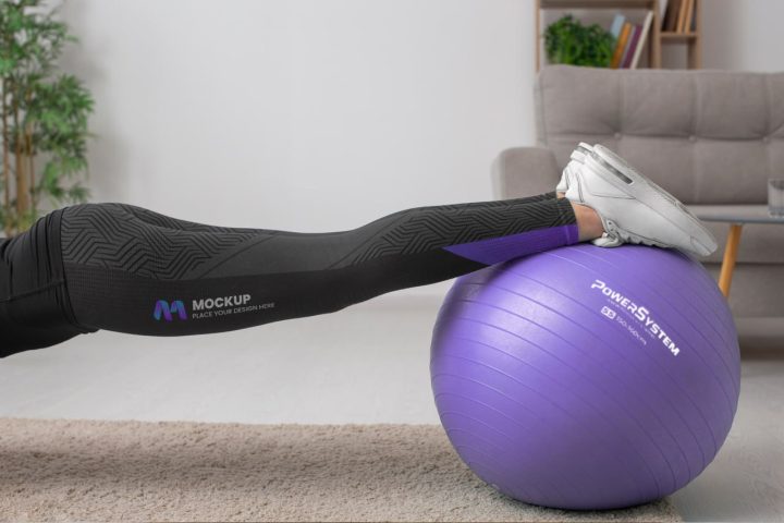М'яч для фітнесу (фітбол) Power System PS-4018 Ø85 cm PRO Gymball Purple - Зображення 5
