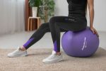 М'яч для фітнесу (фітбол) Power System PS-4011 Ø55 cm PRO Gymball Purple - Зображення 3