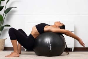 М'яч для фітнесу (фітбол) Power System PS-4012 Ø65 cm PRO Gymball Black - Зображення 8
