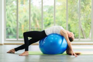 М'яч для фітнесу (фітбол) Power System PS-4012 Ø65 cm PRO Gymball Blue - Зображення 8