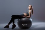М'яч для фітнесу (фітбол) Power System PS-4012 Ø65 cm PRO Gymball Black - Зображення 10