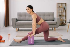 Блок для йоги PowerPlay 4006 Yoga Brick Фіолетовий - Зображення 6