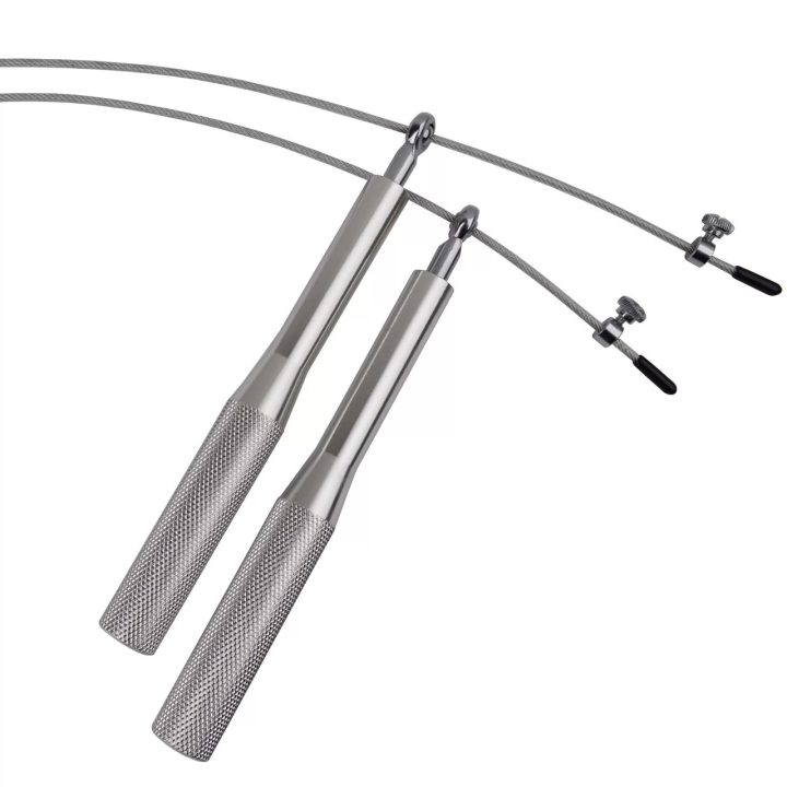 Скакалка швидкісна на підшипниках алюмінієва PowerPlay 4207 Elite Jump Rope Срібна (3m.) - Зображення 5