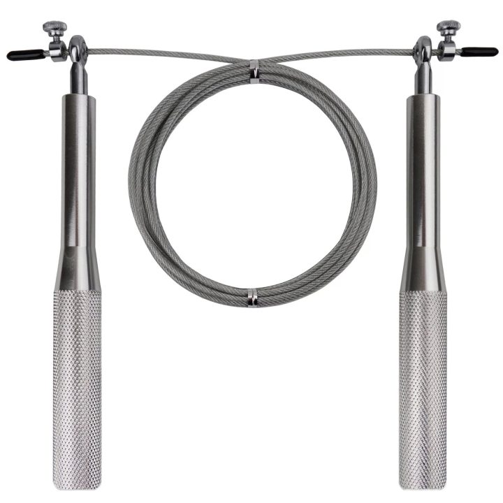 Скакалка швидкісна на підшипниках алюмінієва PowerPlay 4207 Elite Jump Rope Срібна (3m.) - Зображення 3
