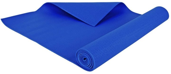 Килимок для йоги та фітнесу Power System PS-4014 PVC Fitness-Yoga Mat Blue (173x61x0.6) - Зображення 4