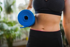 Килимок для йоги та фітнесу Power System PS-4014 PVC Fitness-Yoga Mat Blue (173x61x0.6) - Зображення 8
