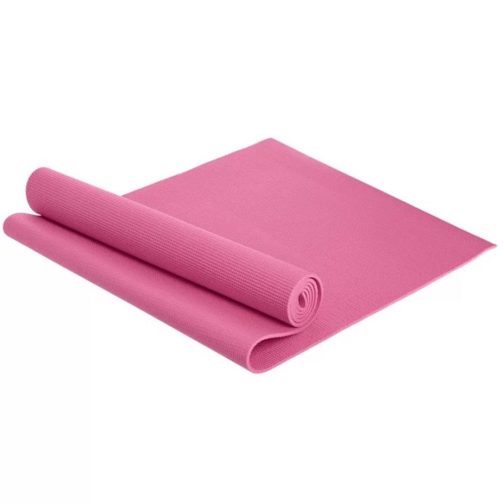 Килимок для йоги та фітнесу Power System PS-4014 PVC Fitness Yoga Mat Pink (173x61x0.6) - Зображення 3