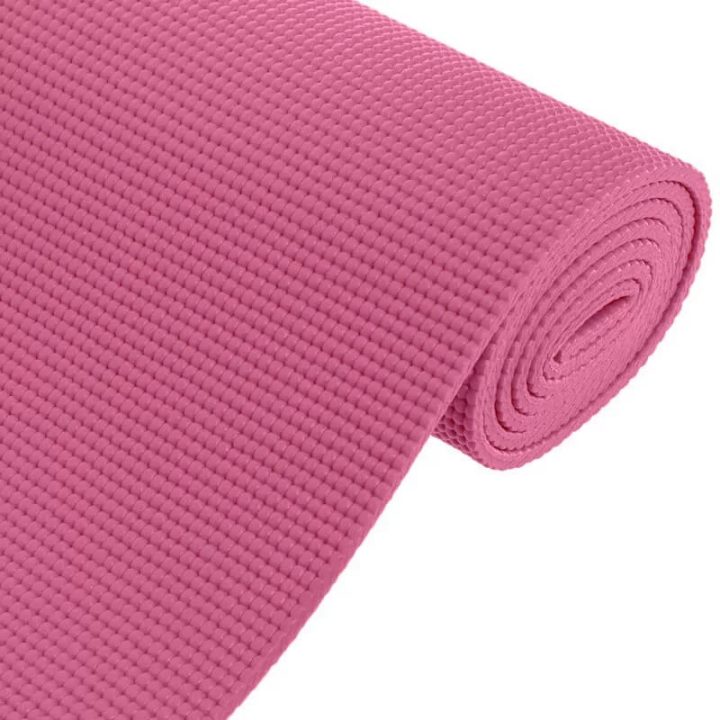 Килимок для йоги та фітнесу Power System PS-4014 PVC Fitness Yoga Mat Pink (173x61x0.6) - Зображення 5