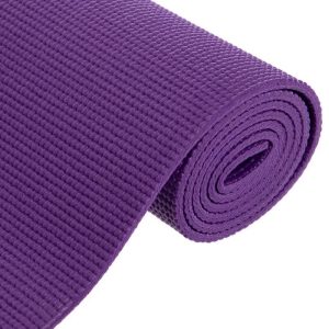 Килимок для йоги та фітнесу Power System PS-4014 PVC Fitness-Yoga Mat Purple (173x61x0.6) - Зображення 4