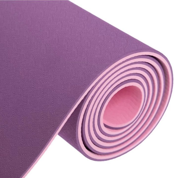 Килимок для йоги та фітнесу Power System PS-4060 TPE Yoga Mat Premium Purple (183х61х0.6) - Зображення 2