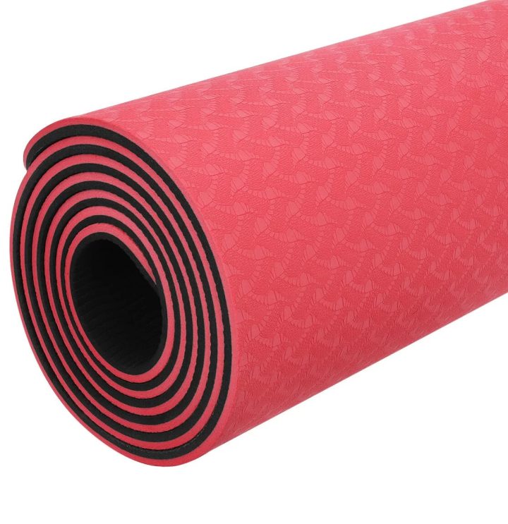 Килимок для йоги та фітнесу Power System PS-4060 TPE Yoga Mat Premium Red (183х61х0.6) - Зображення 3