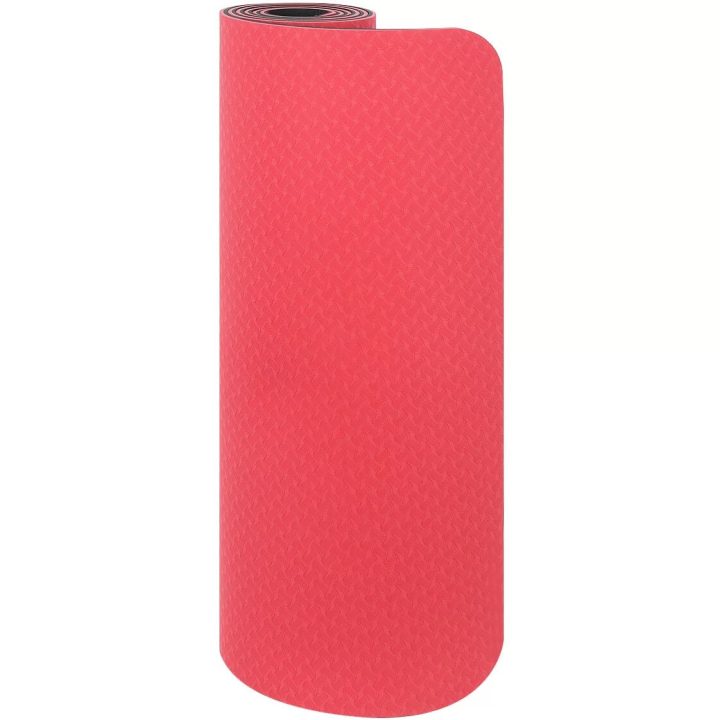 Килимок для йоги та фітнесу Power System PS-4060 TPE Yoga Mat Premium Red (183х61х0.6) - Зображення 4