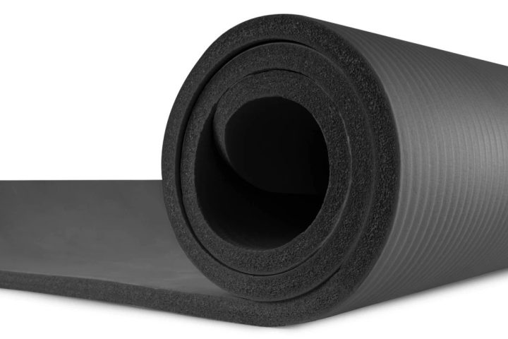 Килимок для йоги та фітнесу Power System PS-4017 NBR Fitness Yoga Mat Plus Black (180х61х1) - Зображення 8