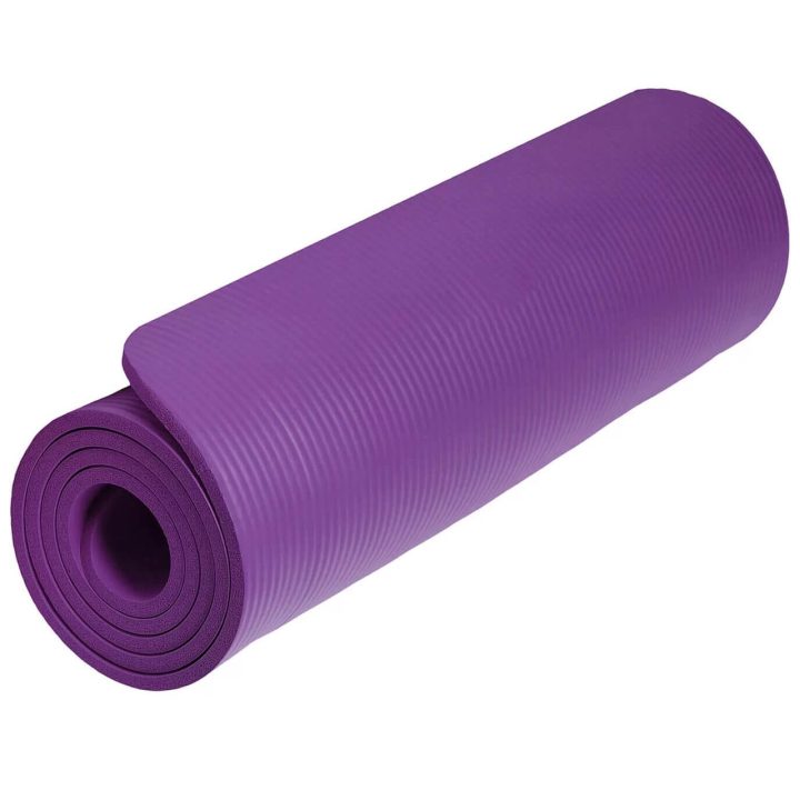 Килимок для йоги та фітнесу Power System PS-4017 NBR Fitness Yoga Mat Plus Purple (180х61х1) - Зображення 9
