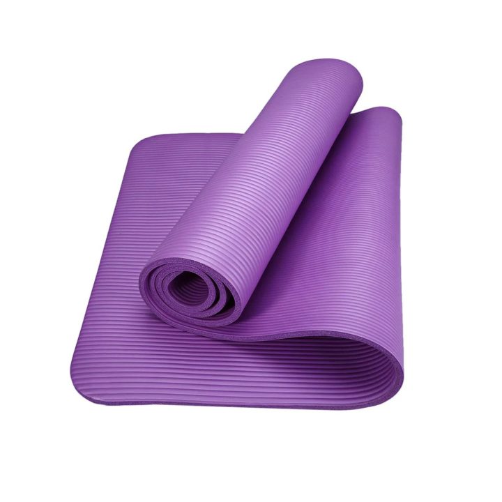 Килимок для йоги та фітнесу Power System PS-4017 NBR Fitness Yoga Mat Plus Purple (180х61х1) - Зображення 5