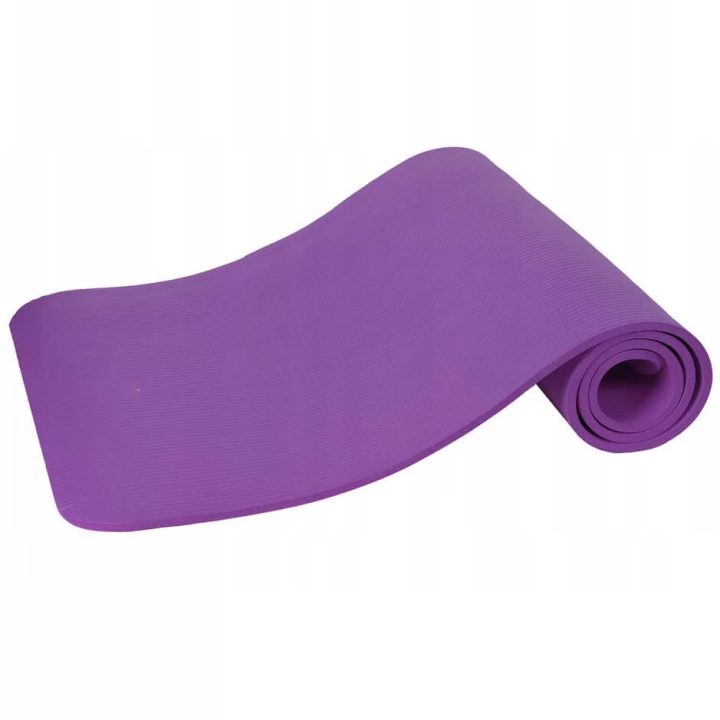 Килимок для йоги та фітнесу Power System PS-4017 NBR Fitness Yoga Mat Plus Purple (180х61х1) - Зображення 8